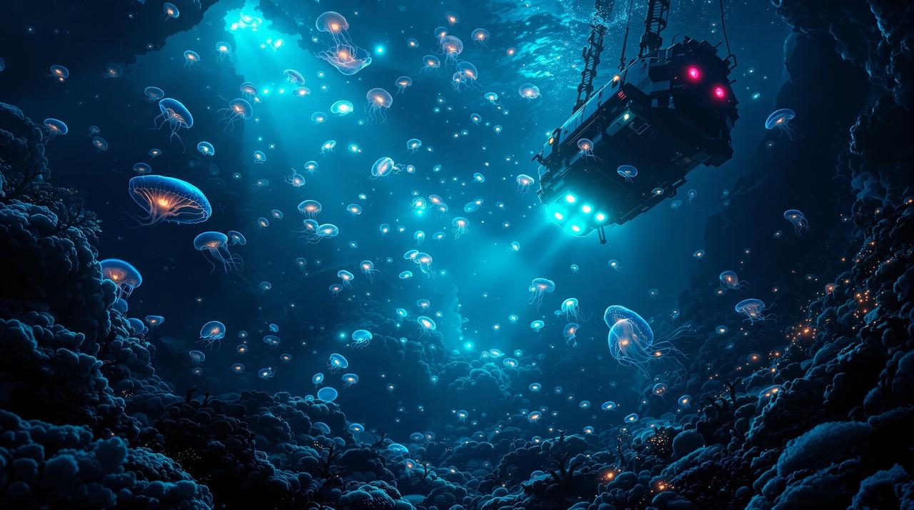 久爱免费视频纪录片:深海发光生物探秘之旅